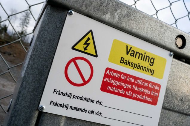 Trykte skilt - skilt med trykk