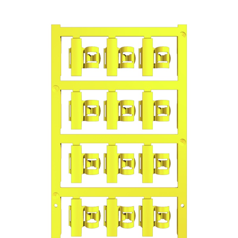 Aufrastbare Clip-Bauteilkennzeichnung SlimFix SFC
